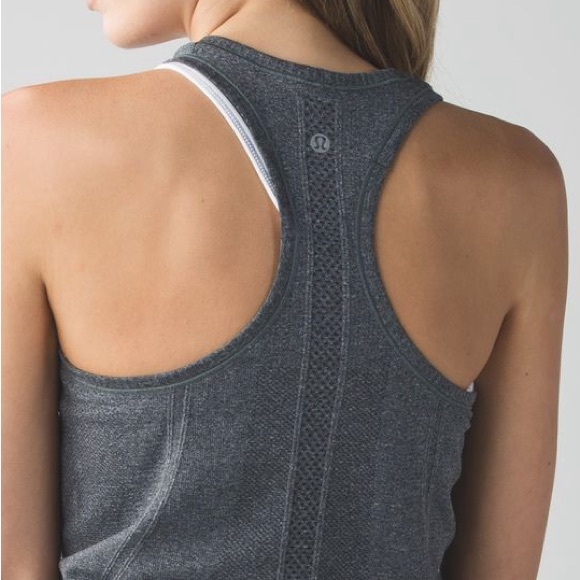 Lululemon Swiftly Tech Racerback in Heathered Black gray - Picture 5 of 16